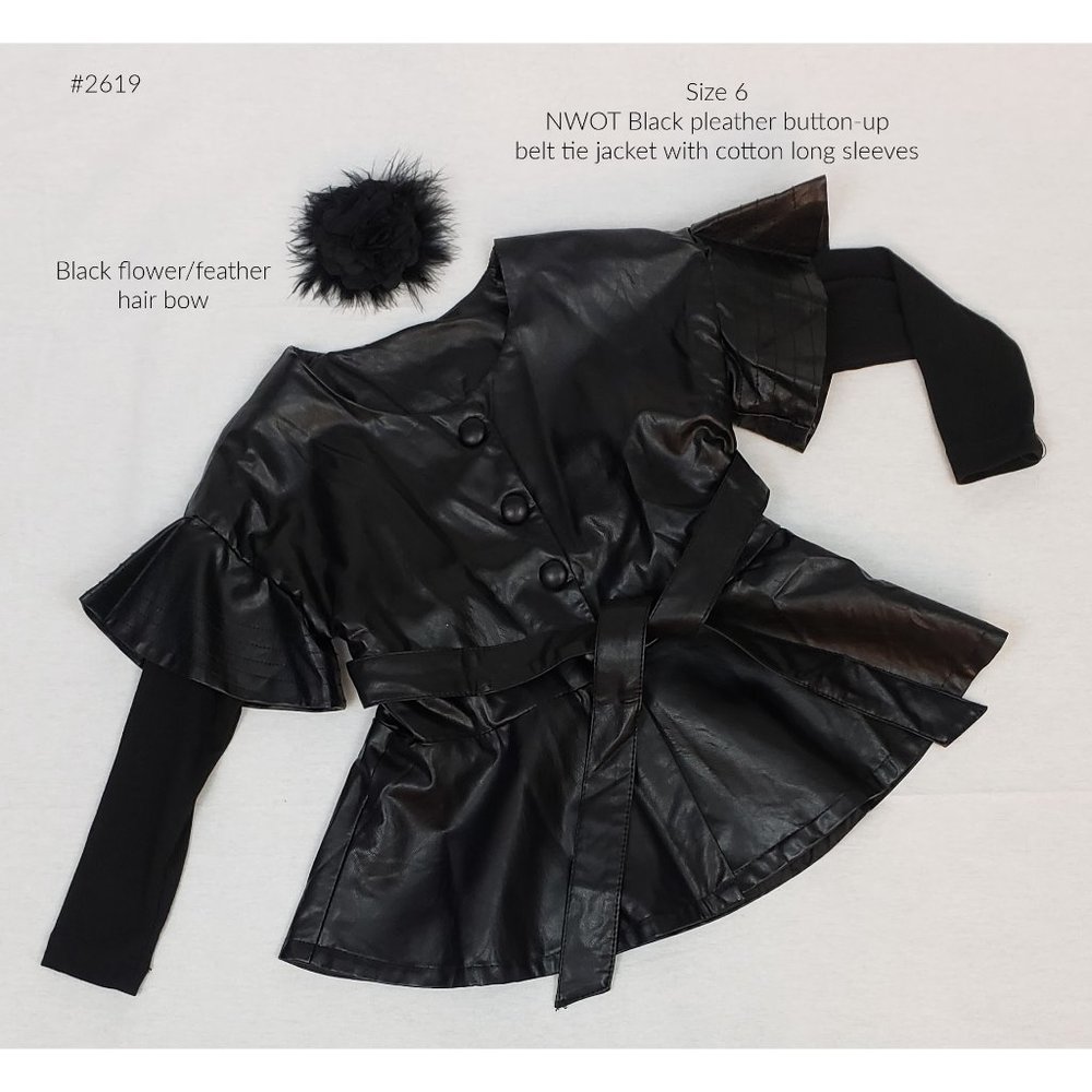 NWOT Boutique Faux Leather Jacket